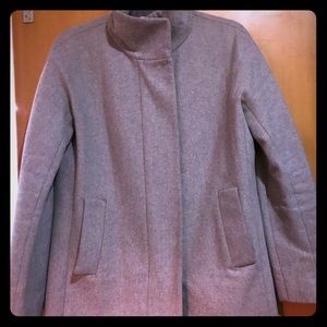 J Crew Factory City Coat grey size 6